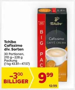 Billa Tchibo Cafissimo div. Sorten Angebot