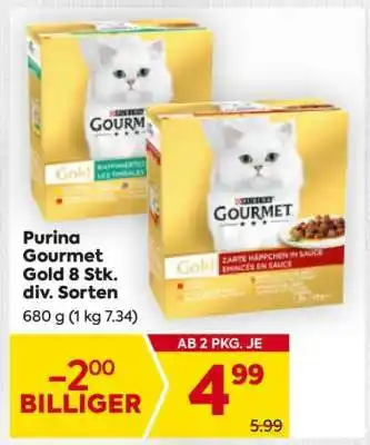 Billa Purina Gourmet Gold 8 Stk. div. Sorten Angebot
