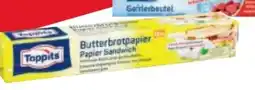 Metro Toppits Butterbrotpapier Angebot
