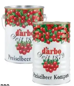 Metro Darbo Preiselbeerkonfitüre Angebot