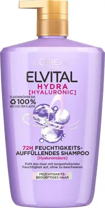 dm L'Oréal Paris Elvital Shampoo Hydra Hyaluronic Angebot