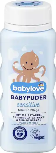 dm Babylove Babypuder sensitive Angebot