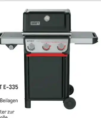 Metro Weber Gasgriller Spirit E-335 Angebot