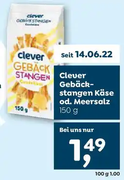 ADEG Clever Gebäckstangen Käse od. Meersalz Angebot