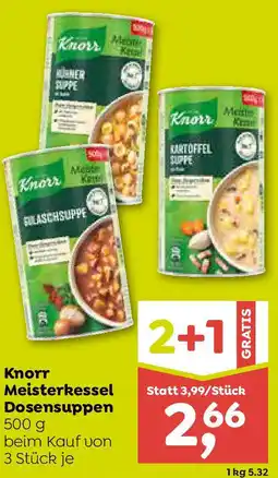 ADEG Knorr Meisterkessel Dosensuppen Angebot