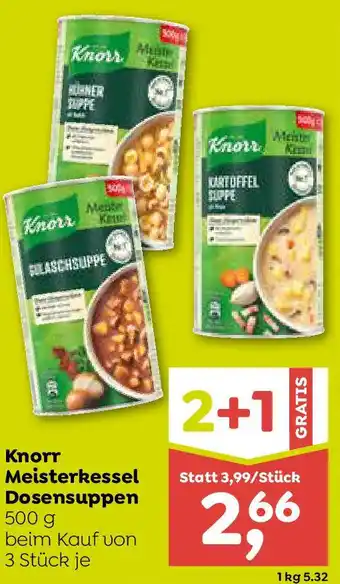 ADEG Knorr Meisterkessel Dosensuppen Angebot