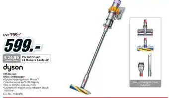 Media Markt V15 Detect Akku Stielsauger Angebot