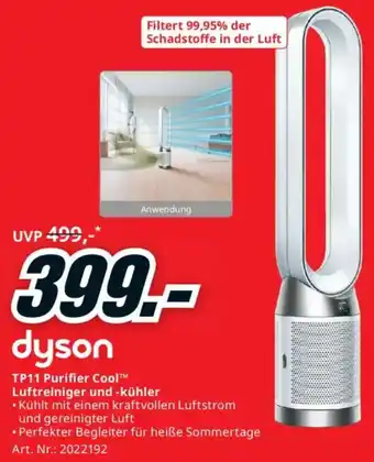 Media Markt TP11 Purifier Cool Luftreiniger undkühler Angebot