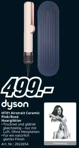 Media Markt HT01 Airstrait Ceramic Pink/Rosé Haarglätter Angebot
