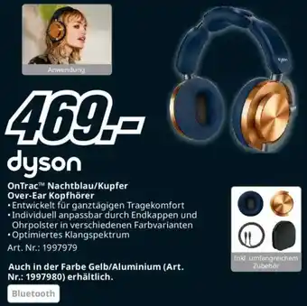Media Markt OnTrac Nachtblau Kupfer Over Ear Kopfhörer Angebot