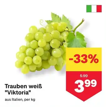 MPreis Trauben weiß Viktoria Angebot