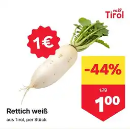 MPreis Rettich weiß Angebot
