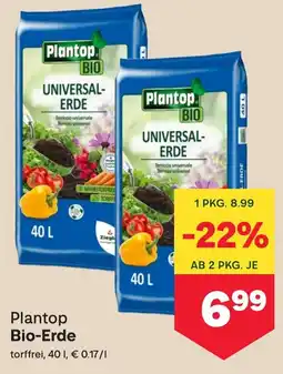 MPreis Plantop Bio Erde Angebot