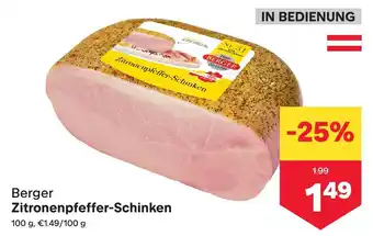MPreis Berger Zitronenpfeffer Schinken Angebot