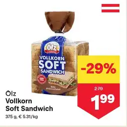 MPreis Vollkorn Soft Sandwich Angebot