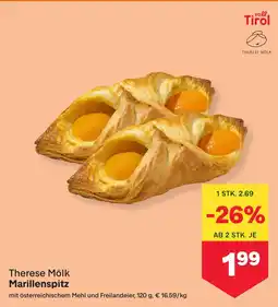 MPreis Therese Mölk Marillenspitz Angebot