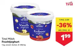 MPreis Tirol Milch Fruchtjoghurt Angebot