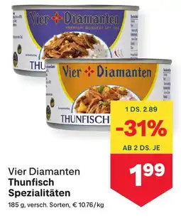 MPreis Vier Diamanten Thunfisch Spezialitäten Angebot