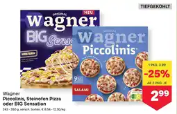 MPreis Wagner Piccolinis, Steinofen Pizza oder BIG Sensation Angebot