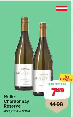 MPreis Müller Chardonnay Reserve Angebot