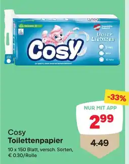MPreis Cosy Toilettenpapier Angebot