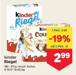 MPreis Kinder Riegel Angebot
