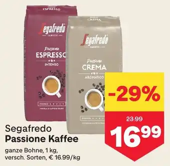 MPreis Segafredo Passione Kaffee Angebot
