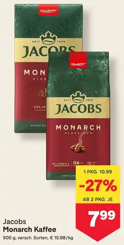 MPreis Jacobs Monarch Kaffee Angebot
