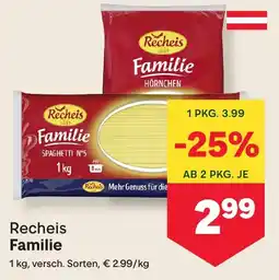 MPreis Recheis Familie Angebot