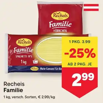 MPreis Recheis Familie Angebot