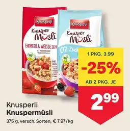 MPreis Knusperli Knuspermüsli Angebot