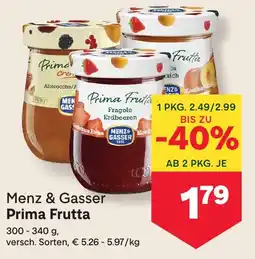 MPreis Menz & Gasser Prima Frutta Angebot