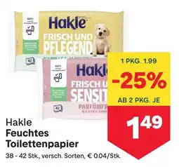 MPreis Hakle Feuchtes Toilettenpapier Angebot