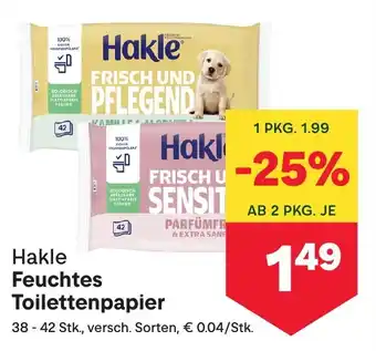 MPreis Hakle Feuchtes Toilettenpapier Angebot