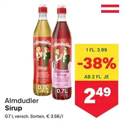 MPreis Almdudle Sirup Angebot