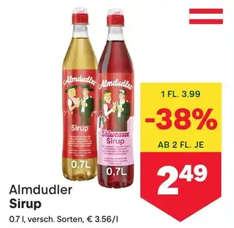 MPreis Almdudle Sirup Angebot