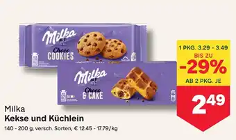 MPreis Milka Kekse und Küchlein Angebot