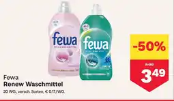 MPreis Fewa Renew Waschmittel Angebot