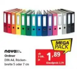 Pagro Diskont Novo Ordner DIN A4 Rocken- breite Angebot
