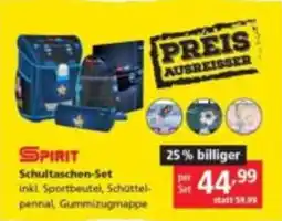 Pagro Diskont SPIRIT Schultaschen-Set Angebot