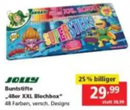 Pagro Diskont Jolly Buntstifte 48er XXL Blechbox Angebot