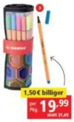 Pagro Diskont Fineliner point 88 Roller Set Angebot
