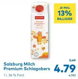 T&G Salzburg Milch Premium Schlagobers Angebot