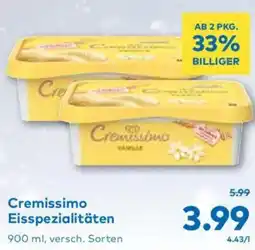 T&G Cremissimo Eisspezialitäten Angebot