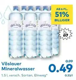 T&G Vöslauer Mineralwasser Angebot