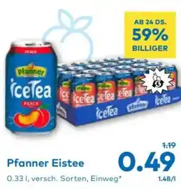 T&G Pfanner Eistee Angebot