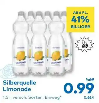 T&G Silberquelle Limonade Angebot