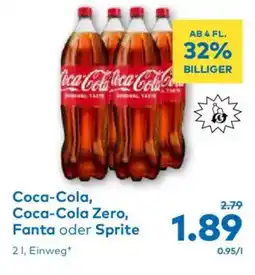 T&G Coca-Cola, Coca-Cola Zero, Fanta oder Sprite Angebot