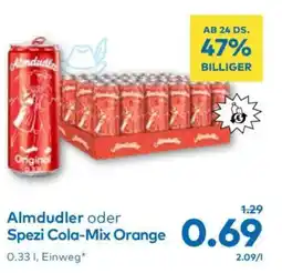 T&G Almdudler oder Spezi Cola-Mix Orange Angebot