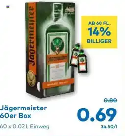 T&G Jägermeister 60er Box Angebot